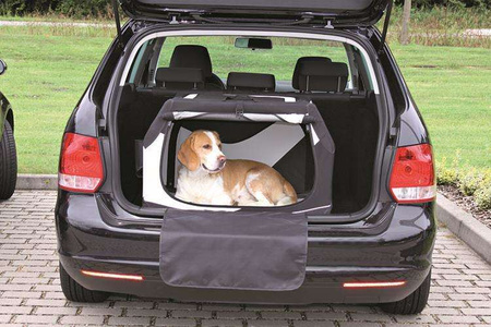 Box transportowy Vario 50, L: 99 × 65 × 71/61 cm, nylon, czarno-szary