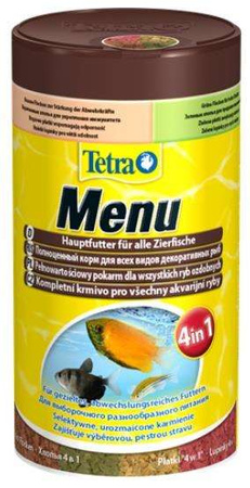 Tetra Menu - mix płatków w czterech przegrodach - dla ryb słodkowodnych 250ml