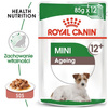 Royal canin mini ageing 12+ karma mokra w sosie dla psów dojrzałych po 12 roku życia, ras małych saszetka 85g