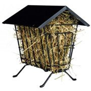 Paśnik stojący, metalowy, 20 × 23 × 20 cm, czarny