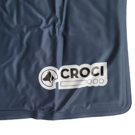 Croci Alaska mata chłodząca niebieskie paski 90x50 cm