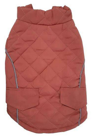 Kurtka pikowana ocieplana L łososiowa