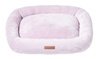 Supermiękkie legowisko dla psa, różowe, 48x42x7cm