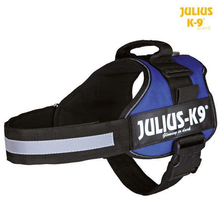 Szelki Julius-K9® Pure, Mini/M: 51–67 cm/22 mm, niebieskie