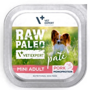Vetexpert Raw Paleo Pate Adult Pork Mono Wieprzowina, 150 g