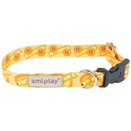 amiplay BeHappy obroża regulowana Banana M