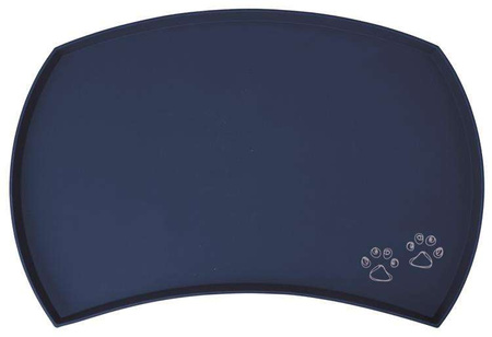 Podkładka pod miski, silikonowa, 48 × 27 cm, przezroczysta