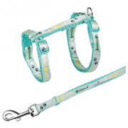 SZELKI ZE SMYCZĄ DLA KOTA 22-36cm/10mm