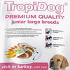 Tropidog premium junior large indyk z ryżem 500g, 2,5kg, 15kg
