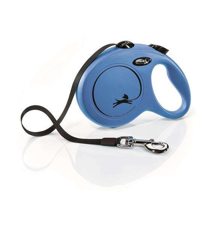 FLEXI SMYCZ New Classic TAŚMA  5 m, ROZM. S,CZERWONA, 15kg