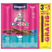 Vitakraft cat stick mini dorsz i czarniak 3 szt.