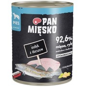 Pan Mięsko indyk z dorszem dla psa 800 g