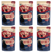 ZESTAW Lucky Lou Lifestage Senior drób i wołowina 6 x 125 g