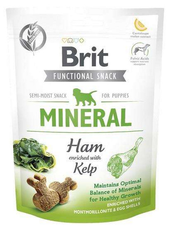 Brit functional snack mineral ham puppy 150g