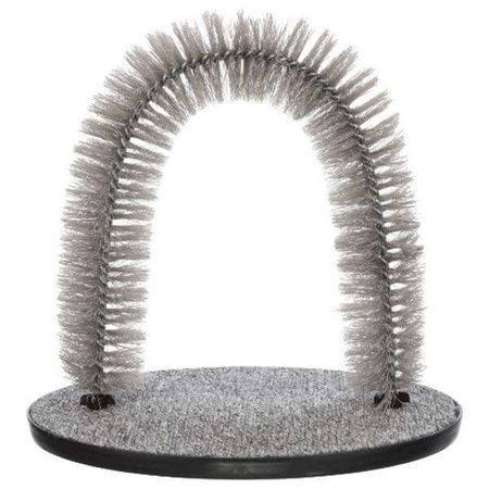 Szczotka dla kotów Fur Care Arch, 36 x 33cm, szara