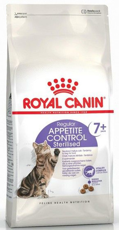 Royal canin sterilised appetite control 7+ karma sucha dla kotów starszych, sterylizowanych, z apetytem 1,5kg