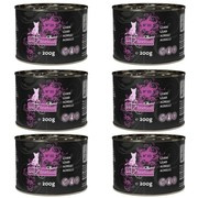 ZESTAW Catz Finefood Purrrr N. 111 jagnięcina 200 g x 6 szt