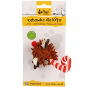 Dingo Christmas jeżomyszka mop dla kota 9 cm