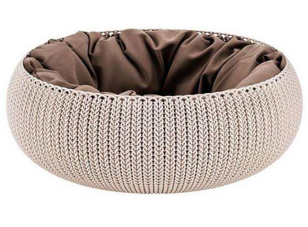 Curver knit legowisko dla psa z poduszką 50x22 cm