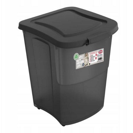 PET-NOVA Pojemnik na karmę czarny 38L