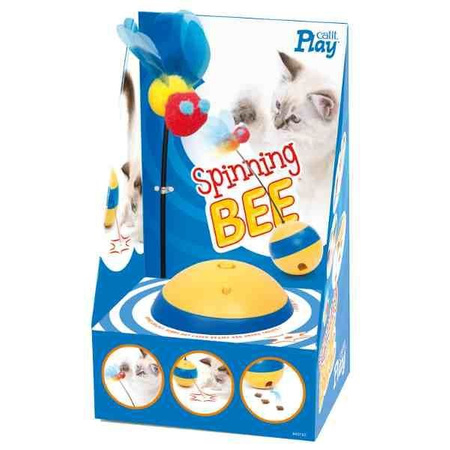Zabawka dla kota na przysmaki Catit Play "Spinning Bee", z laserem