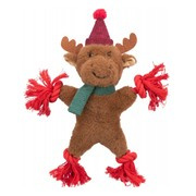 Xmas Renifer, zabawka, dla psa, plusz/sznur, 32 cm