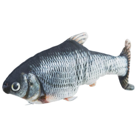 Wriggle fish, zabawka, ryba, dla kota, 30 cm, z kocimiętką, ładowana USB