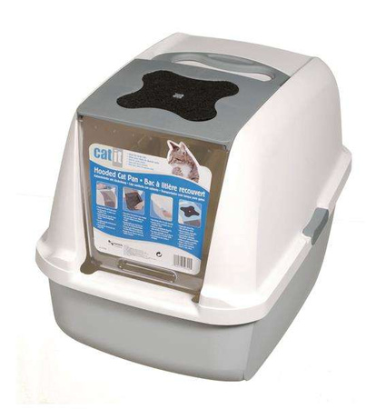 Kuweta zabudowana, niebieska, 43x57x50cm