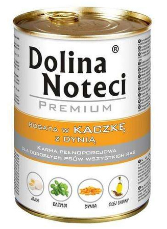 Dolina noteci premium kaczka z dynią 400g