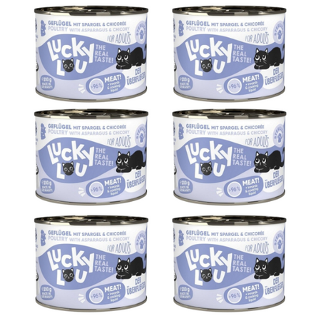 ZESTAW Lucky Lou Lifestage Sterilized drób 6 x 200 g