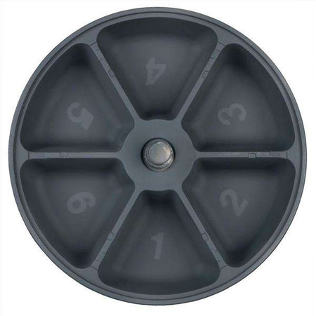 Automatyczne karmidło TX6 , 6 × 240 ml/ř 32 cm × 10 cm, szaro/białe