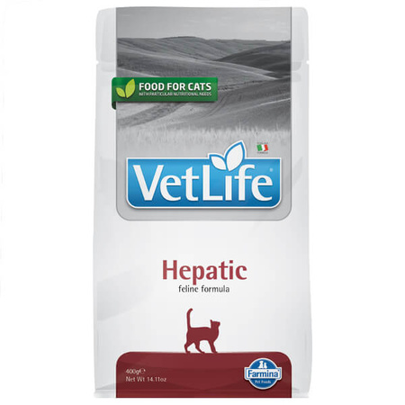Farmina Vet Life Hepatic dla kota 400 g