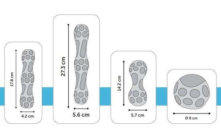 Flamingo Wido TPR Hantel niebieski 14cm [519494]