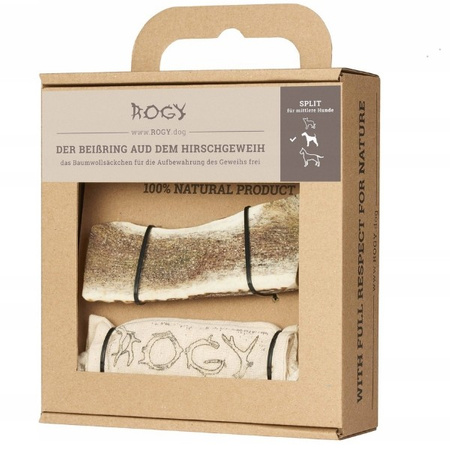 Rogy gryzak z poroża jelenia Split M