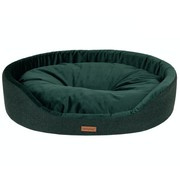 amiplay Siena legowisko owalne dla psa zielone S