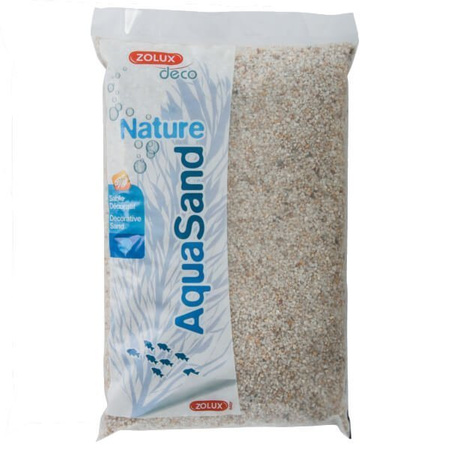 Zolux aquasand nature kwarc do akwarium 5 kg