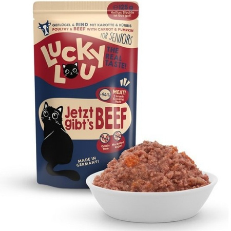 Lucky Lou Lifestage Senior drób i wołowina 125 g