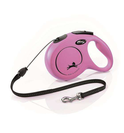 FLEXI SMYCZ New Classic SZNUREK 8 m, ROZM. M ,RÓZOWA, 20kg