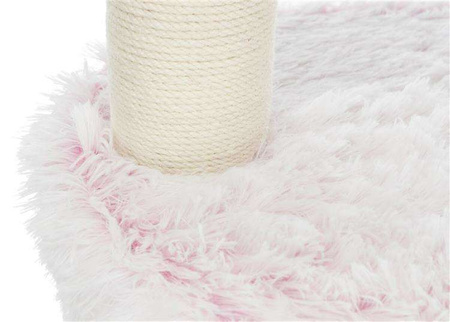 Drapak dla kota Trixie Harvey biało-różowy, 73 cm