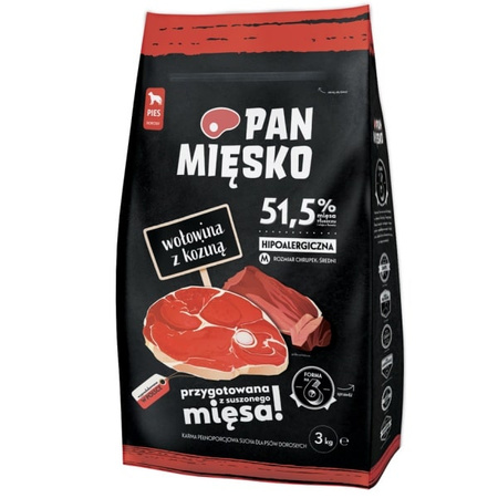 Pan Mięsko wołowina z koziną 3 kg