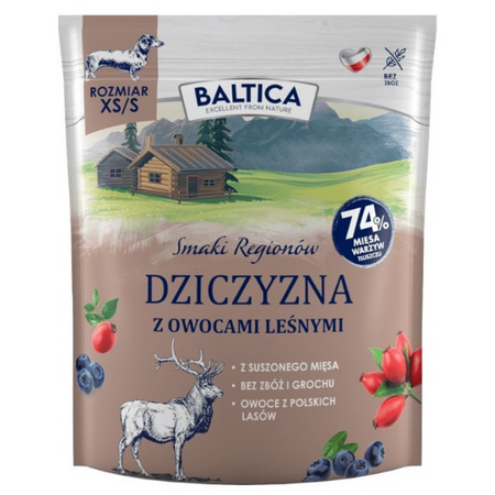 Baltica Smaki Regionów dziczyzna z owocami leśnymi, 1 kg