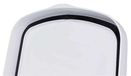 Pojemnik na karmę, 40 l/27 × 61 × 45 cm, przezroczysty/biały