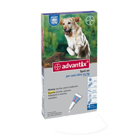 Bayer advantix 4ml 25-40kg pies