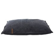 Poduszka BE NORDIC Föhr, 70 × 50 cm, ciemnoniebieska