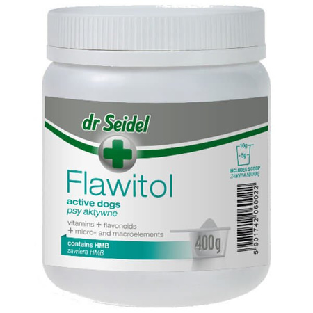 Dr. seidel flawitol z hmb dla psów aktywnych 400 g