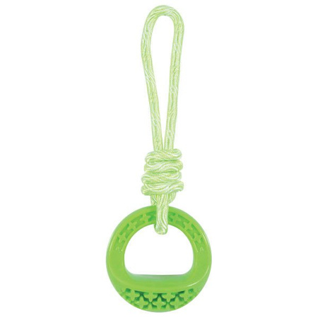 Zolux zabawka tpr samba okrągła ze sznurem dla psa 26 cm