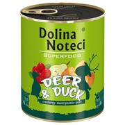 Dolina Noteci Superfood Jeleń i kaczka dla psa 800 g