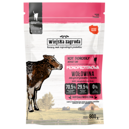 Wiejska Zagroda Monobiałkowa Wołowina 800 g