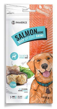 Pawerce Salmon Bone Large Breeds 1szt/op 115g