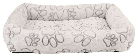 Legowisko Nando, 60 × 50 cm, jasnoszare